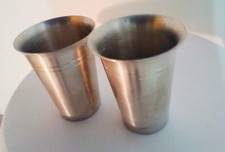 2 Zinn  Becher Zinnbecher