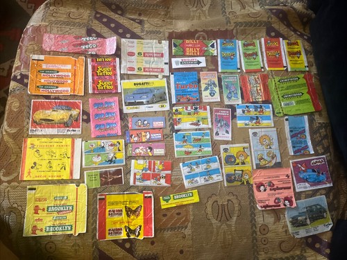 Vintage kaugummiverpackungen - vintage,