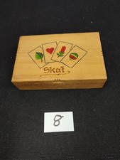 (08) 1 Dose – Schachtel – Schatulle – Box - zur Aufbewahrung von Spielkarten