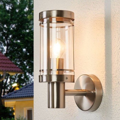 Lindby edelstahl wandlampe - lindby,