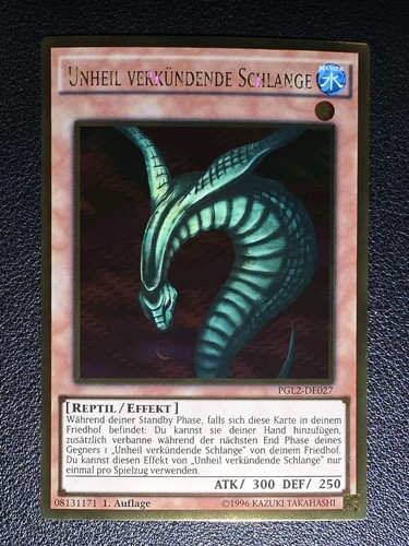 Unheil verkündende schlange - unheil,