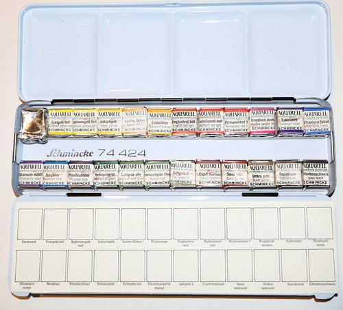 Schmincke aquarell set - schmincke, horadam