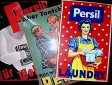 Blechschilder "3 x PERSIL"