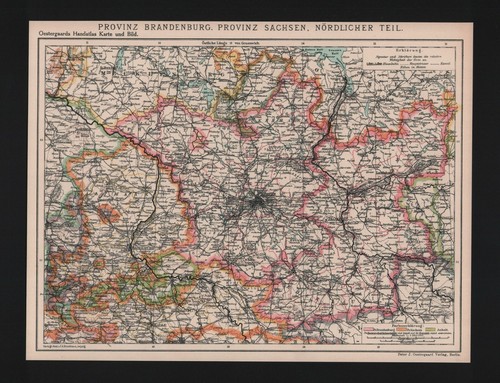 Landkarte map 1929 provinz - 1929:,
