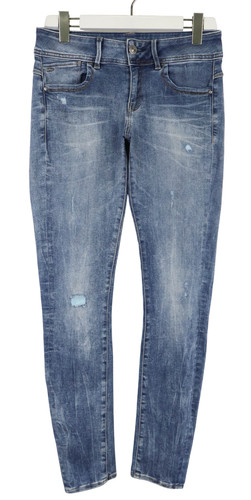 Star lynn mid skinny jeans - mid,
