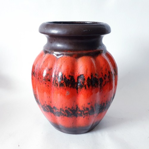 Vintage scheurich keramik vase - keramik,