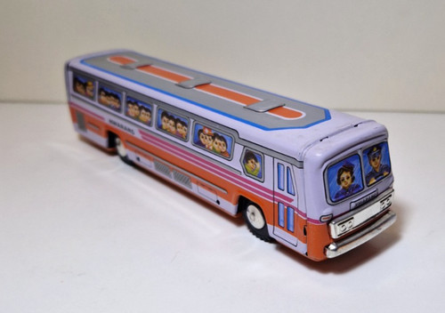 Blechspielzeug hwarang bus - blechspielzeug,