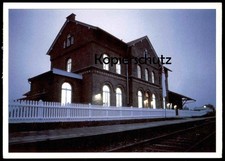 POSTKARTE BAHNHOF HEIMATHAUS DARFELD ROSENDAHL KREIS BORKEN Station Gare Ansicht