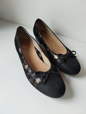 Ara High Soft Ballerina Halbschuh Damen Gr. 7 schwarz