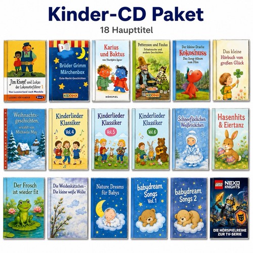 Kinder cds hörspiele paket - 23,