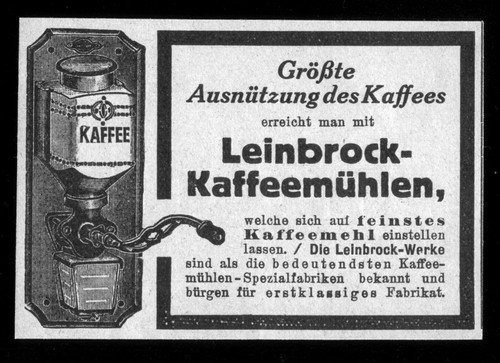 Alte werbung reklame - alte, 1924