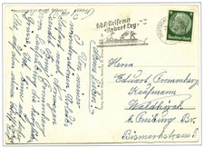 Deutsche Schiffspost - KdF-Schiff ROBERT LEY - Schiffspost 12.6.39