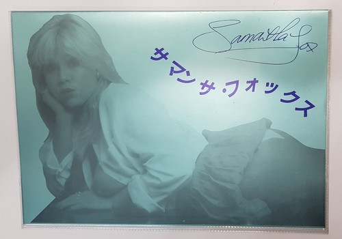 Samantha fox werbemappe mit 5 - samantha,