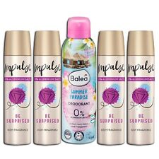 5er Set: 4x Impulse Deospray