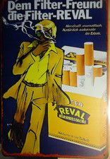 Retro Blechschild  REVAL