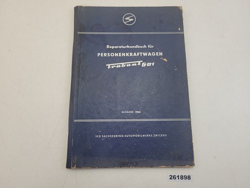Reparaturhandbuch trabant 601 - trabant,