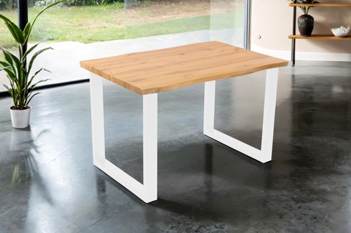 Esstisch baumkante holz optik - esstisch,
