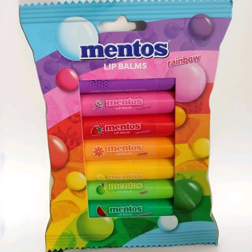 Mentos lip balms rainbow - mentos, rainbow.