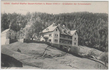 AK Endstation Schwebebahn - Gasthof Staffler Bauern-Kohlern b. Bozen Rittnerbahn