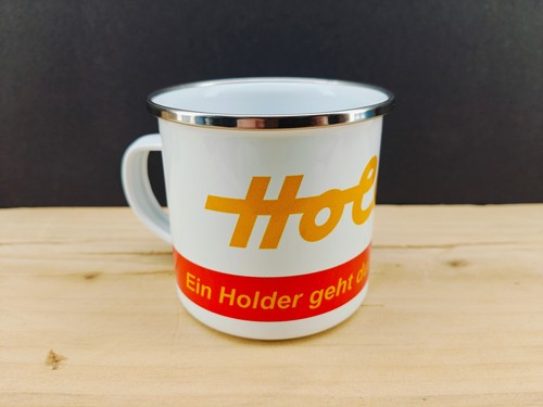 169 holder tasse emaille - d-169,