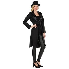 Damenfrack mit Strass Karneval