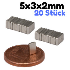 20 x Neodym Magnet Quader