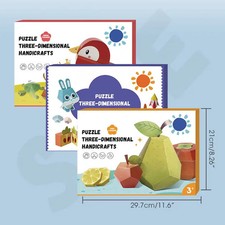 3D Origami Bastelbuch Tier