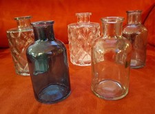 5 St, kleine Glasvasen/Vorratsflaschen