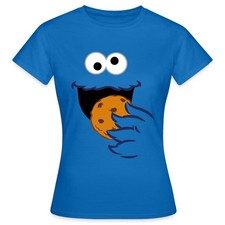 Sesamstraße Kostüm Krümelmonster Frauen T-Shirt