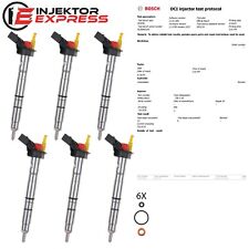 6x 0445116023 EINSPRITZDUSE INJEKTOR 0445116015 059130277AR  AUDI VW 3.0 TDI