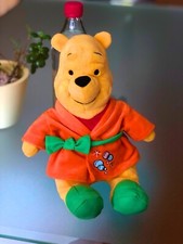 Winnie Pooh mit Orange Bademantel Teddy 20cm Original Disney 