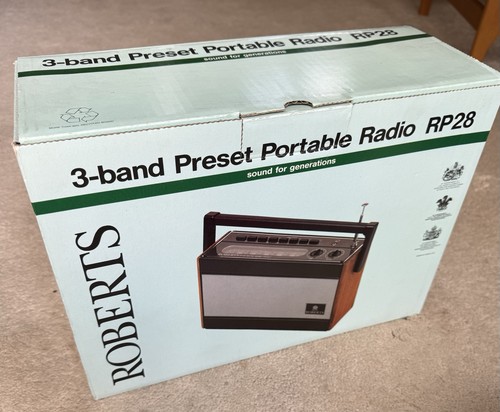 Roberts radio rp28 red - red, teak