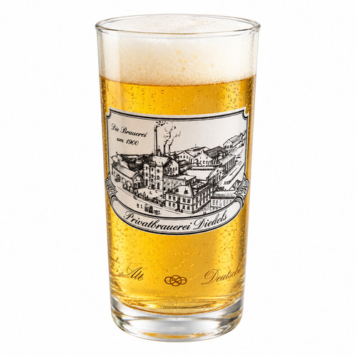 Diebels alt bierglas - alt, glas
