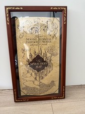 Harry Potter Karte des Rumtreibers Noble Collection mit Wanddisplay