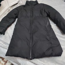 Damen Daunenjacke lang schwarz