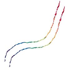Drachenchwanz HQ Fuzzy Tail 20 m Fransenschwanz Rainbow Leinenschmuck 