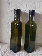 2 Braunglas Flaschen Glas 250 ml  für Tinkturen mit Schraubverschluss