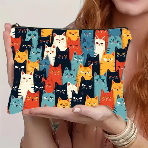 Kosmetiktasche mit bunte