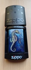 Zippo Saphir Blue Seahorse
