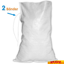 Sandsäcke PP 40 x 60cm Weiß mit Verschlussband / Hochwasserschutz