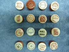 Bierflaschenverschluss, Porzellanverschluss, Bügelverschluss, Porzellankopf, ALT