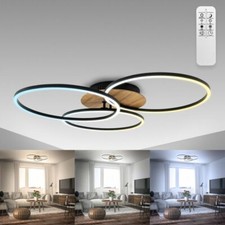 LED Deckenleuchte Holz CCT