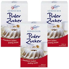3x 250g Südzucker Puder