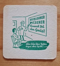 * ALTER BIERDECKEL * ISERLOHNER PILSENER - KENNST DU DEN GENUSS?