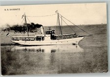 14004662 - S.S. Sassnitz Motorboot 1906 erbaut Seebaederschiff