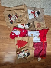 10 Nikolaus Säckchen Säcke Taschen Weihnachtsmann Verschiedene