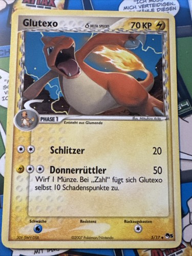 Glutexo pokemon karte - 5/17,