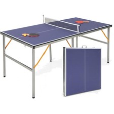 Faltbare tischtennisplatte mit - faltbare,