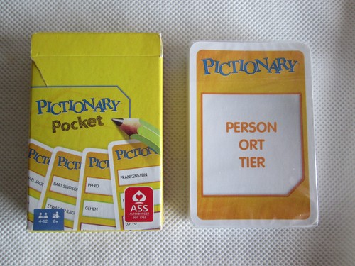 Ass pictionary kartenspiel - ass,