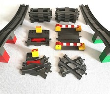  LEGO® DUPLO® Eisenbahn - Auswahl Schienen, Weiche, Kreuzung, Übergang, Brücke